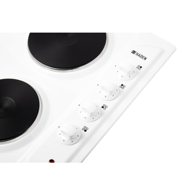 Haden HSP60W 57.5cm Solid Plate Hob - White