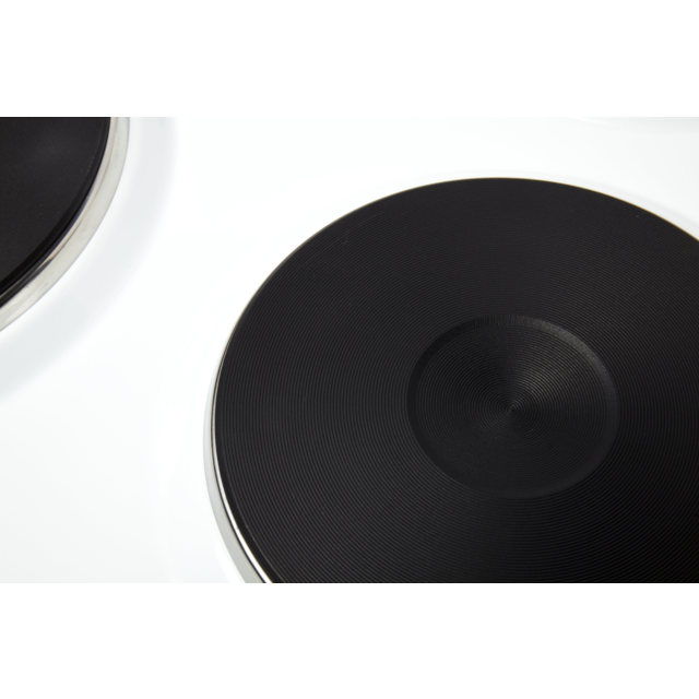 Haden HSP60W 57.5cm Solid Plate Hob - White