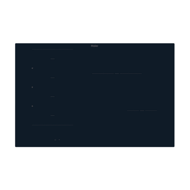 Haier HAMTB86IRCS 80cm 4-Zone Induction Hob Black