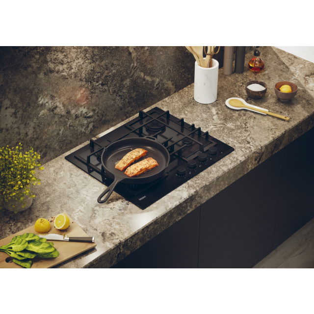 Haier HAVG6BF4TBPB 4-Zone Gas Glass Hob Black