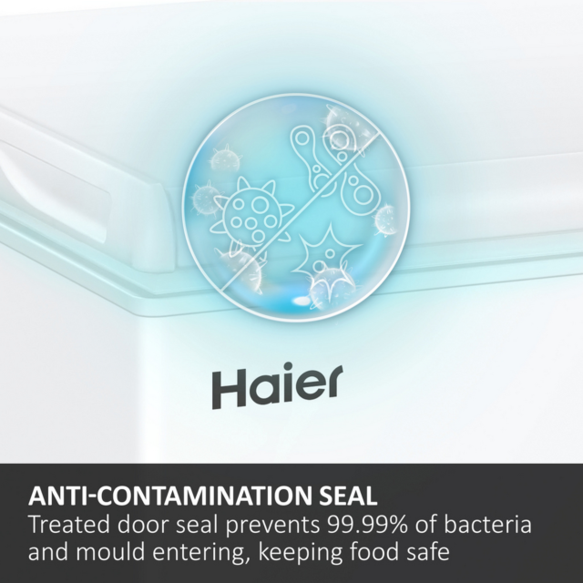Haier HCE519EK 508L White Chest Freezer E Class