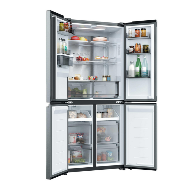 Haier HCR58S18CWMM No Frost Fridge Freezer Stainless