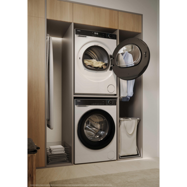 Haier HD80-D357U1-UK 8kg Heat Pump Dryer White
