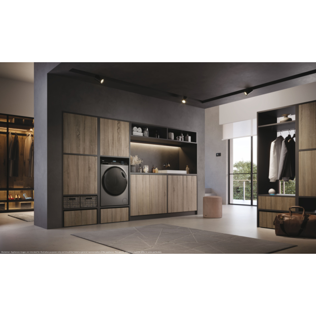 Haier HW100B14959S8U1 10kg 1400 Spin Washer Graphite