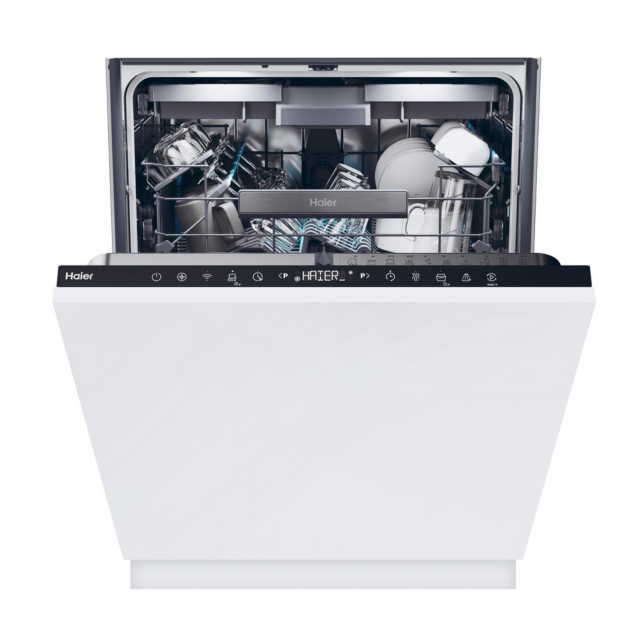 Haier XI 6C4S3FSB-80 Integrated Dishwasher 16 Place Settings