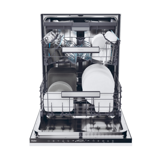 Haier XI 6C4S3FSB-80 Integrated Dishwasher 16 Place Settings