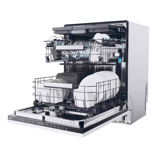 Haier XI 6C4S3FSB-80 Integrated Dishwasher 16 Place Settings