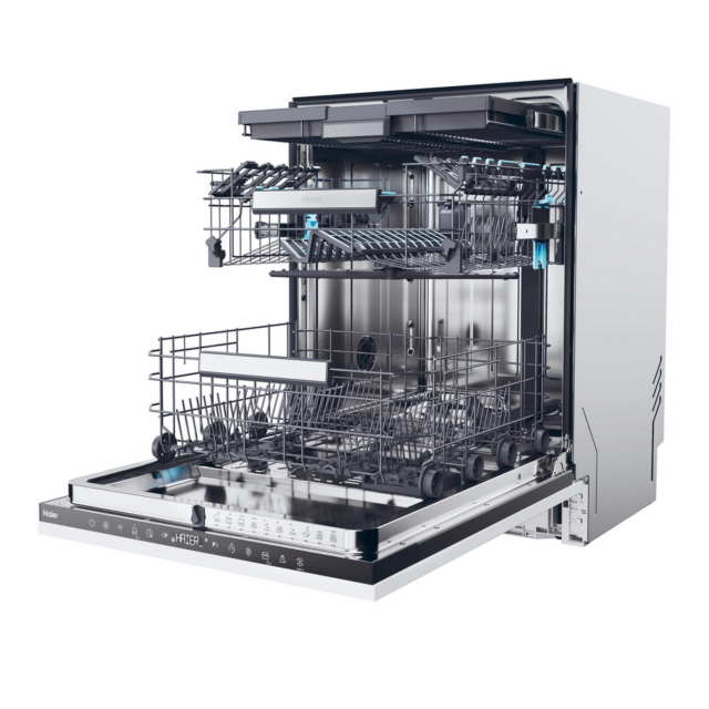 Haier XI 6C4S3FSB-80 Integrated Dishwasher 16 Place Settings