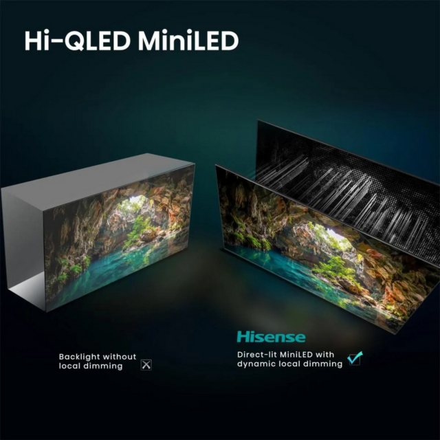 Hisense 100U7STUK 100inch MiniLED 4K 144Hz Smart TV