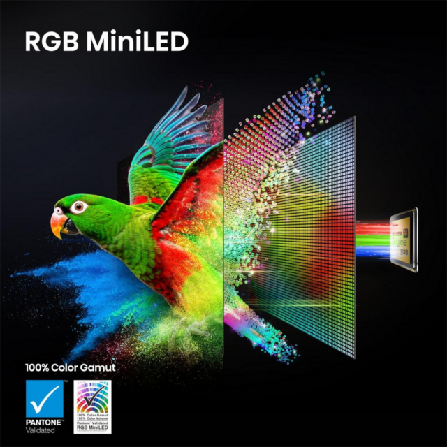 Hisense 100UR8STUK 4K Ultra HD RGB MiniLED TV Black