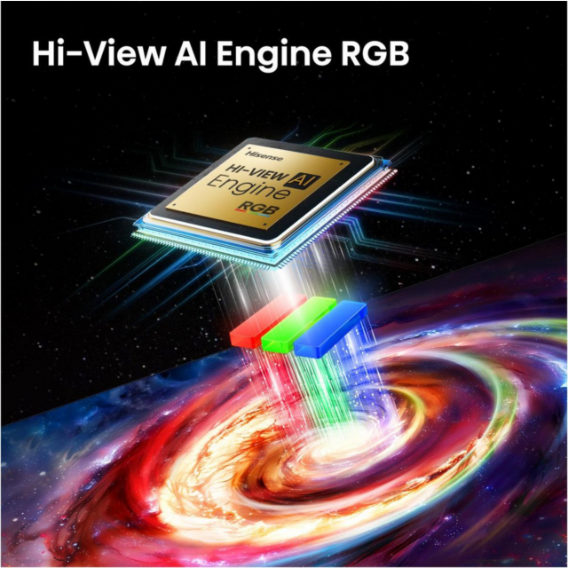 Hisense 100UR8STUK 4K Ultra HD RGB MiniLED TV Black