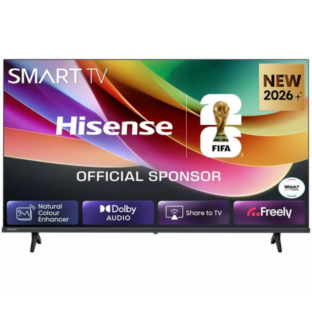 Hisense 40A4STUK 40inch Full HD LED Smart TV Black