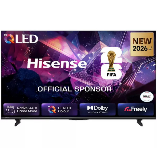 Hisense 85E7STUK PRO 85inch 4K 144Hz Hi-QLED TV