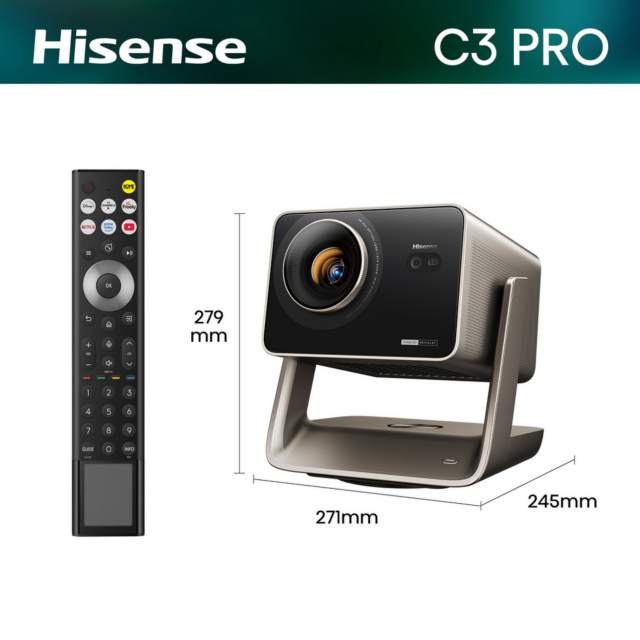 Hisense C3TUKPRO Projector Grey Model