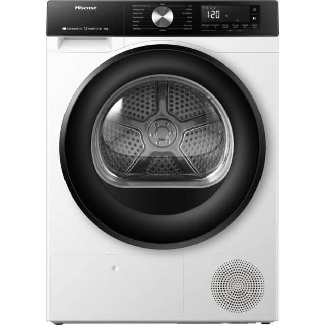 Hisense DH3S902BW3 Freestanding Tumble Dryer