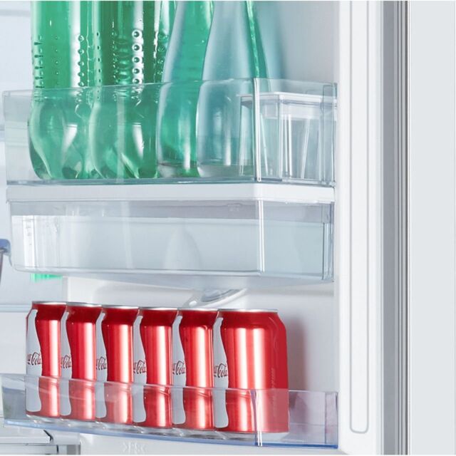 Hisense RB390N4WWE 59.5cm 70/30 Split - Total No Frost Fridge Freezer - White