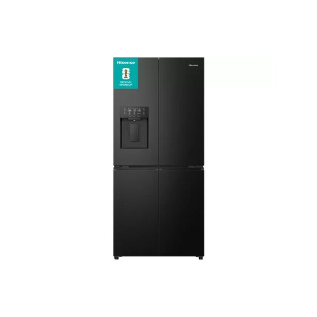 Hisense RQ5P470SYFD Total No Frost American Fridge Freezer - Black