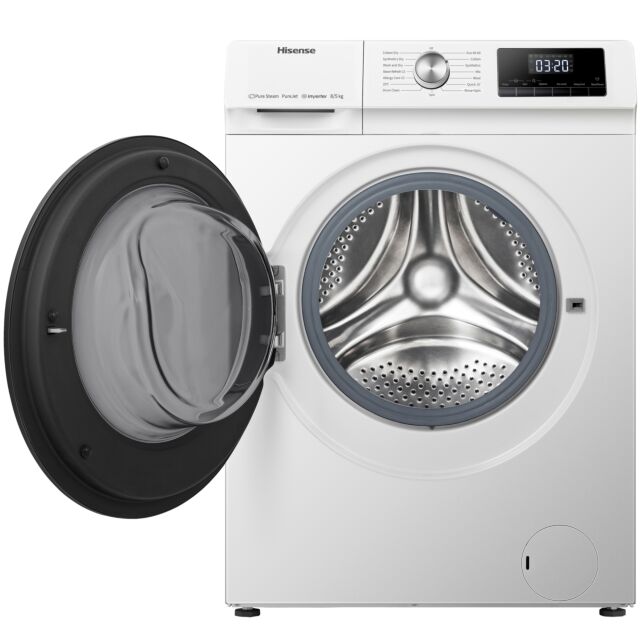 Hisense WDQA8014EVJM 8kg/5kg 1400 Spin Washer Dryer - White