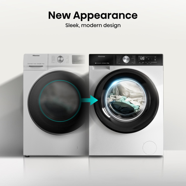 Hisense WF3S1043BW3 10.5kg 1400 Spin Washing Machine