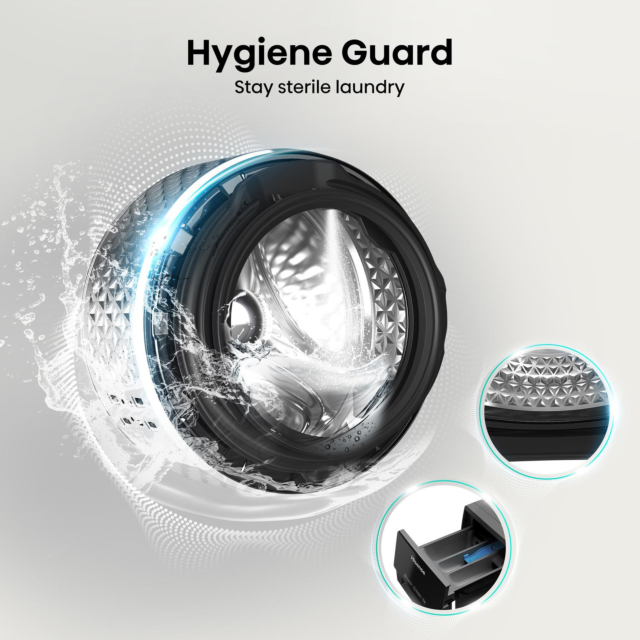 Hisense WF3S8043BB3 8kg 1400 Spin Washing Machine Black