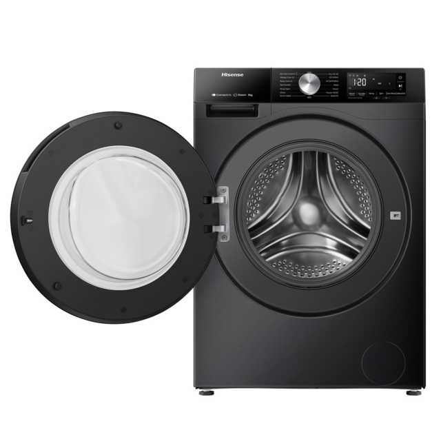 Hisense WF3S8043BB3 8kg 1400 Spin Washing Machine Black