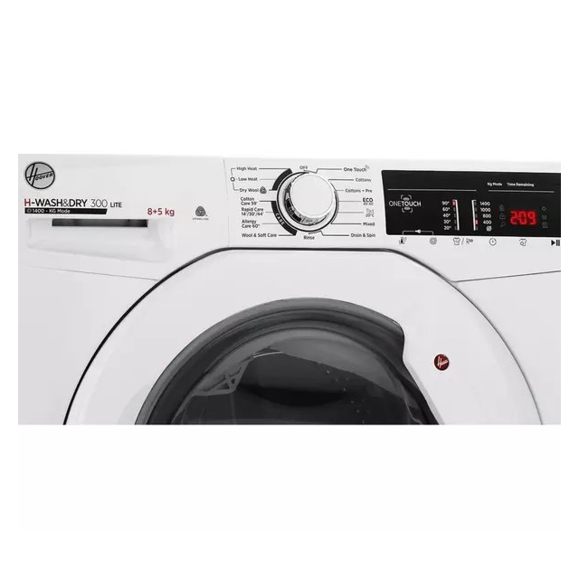 Hoover H3D496TE/1-80  9kg/6kg 1400 Spin Washer Dryer - White
