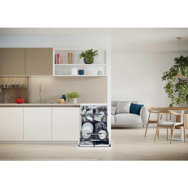 Hoover HFP 4C7E0W-80 Dishwasher 14 Settings White