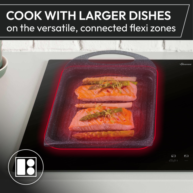 Hoover HIF84DCS 80cm Induction Smart Hob Black