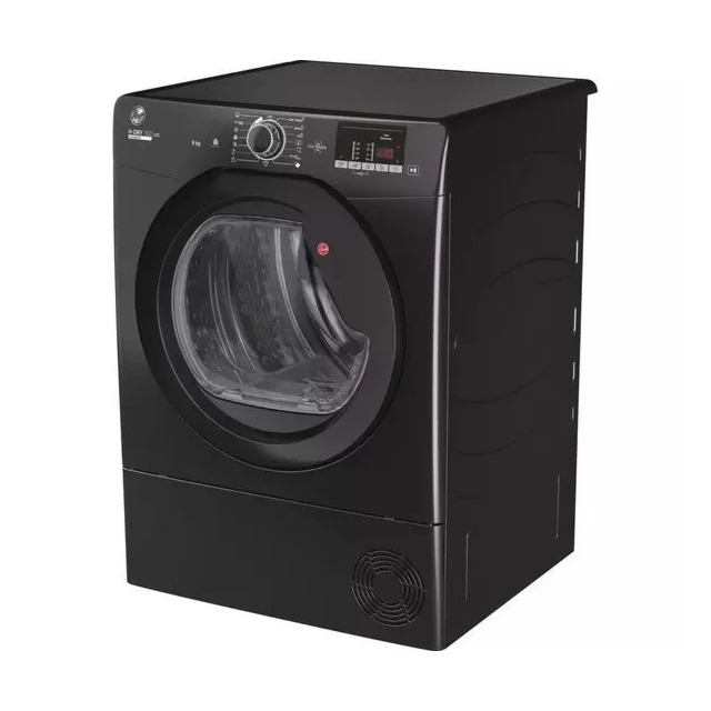 Hoover HLE C9DGB HLEC9DGB-80 9kg Tumble Dryer - Black