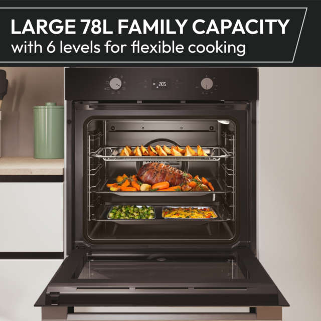 Hoover HO6 H3T1CTX Built-In Oven 78L Stainless Steel