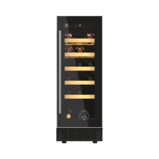 Hoover HWCB 30 UK/N HWCB30UK/N 29.5cm Built In Wine Cooler - Black