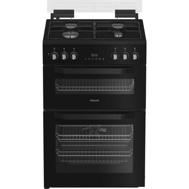 Hotpoint HDD6GDC2B1 Freestanding Dual Fuel Cooker