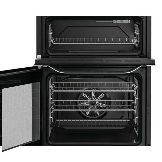Hotpoint HDD6GDC2WX 60cm Double Oven Electric Cooker