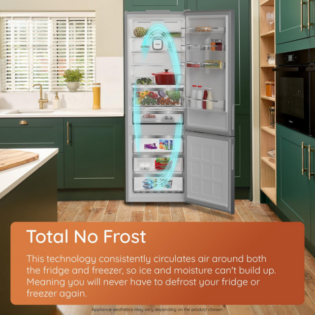 Hotpoint HPKF3241W4UK 54.5cm 50/50 Fridge Freezer White