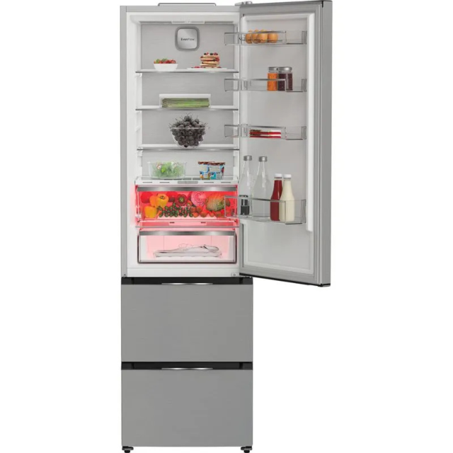 Hotpoint HPKF 5351 XP4UK American Fridge Freezer - Steel