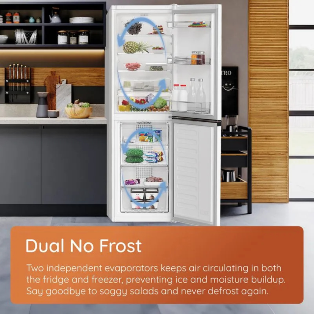 Hotpoint HPKF 5351 XP4UK American Fridge Freezer - Steel