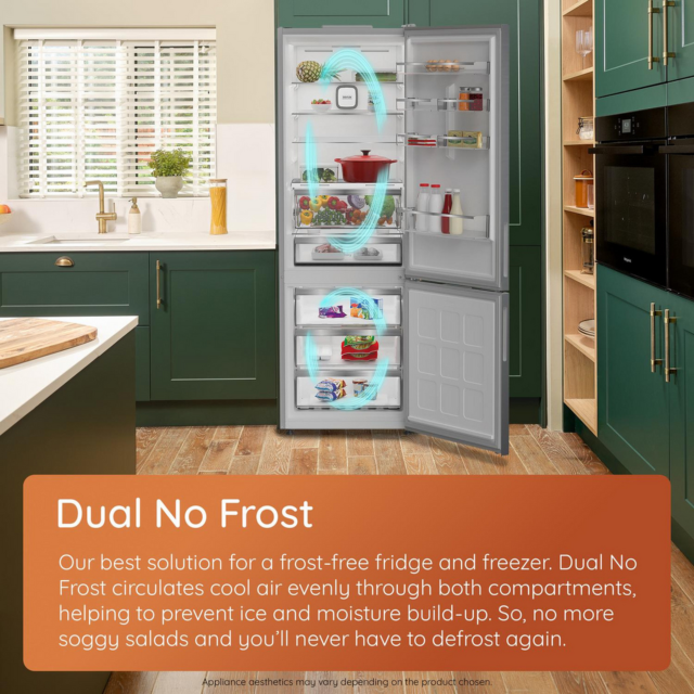Hotpoint HPKF 5351 XP4UK American Fridge Freezer - Steel
