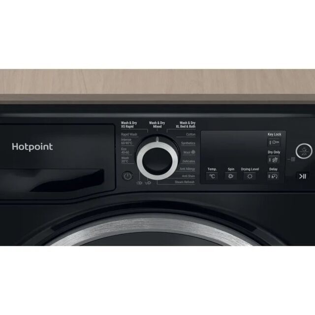 Hotpoint NDB9635BSUK 9kg/6kg 1400 Spin Washer Dryer - Black