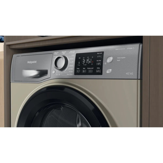 Hotpoint NDB9635GKUK 9kg/6kg 1400 Spin Washer Dryer - Graphite