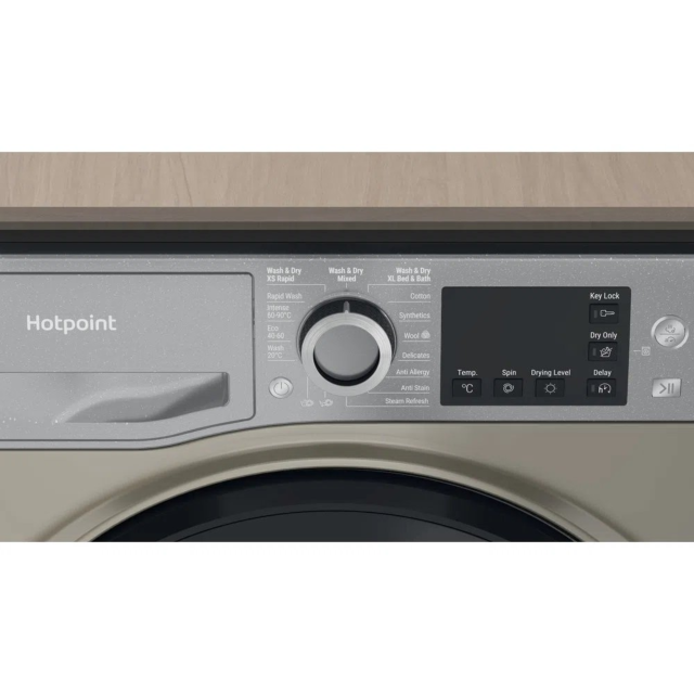 Hotpoint NDB9635GKUK 9kg/6kg 1400 Spin Washer Dryer - Graphite