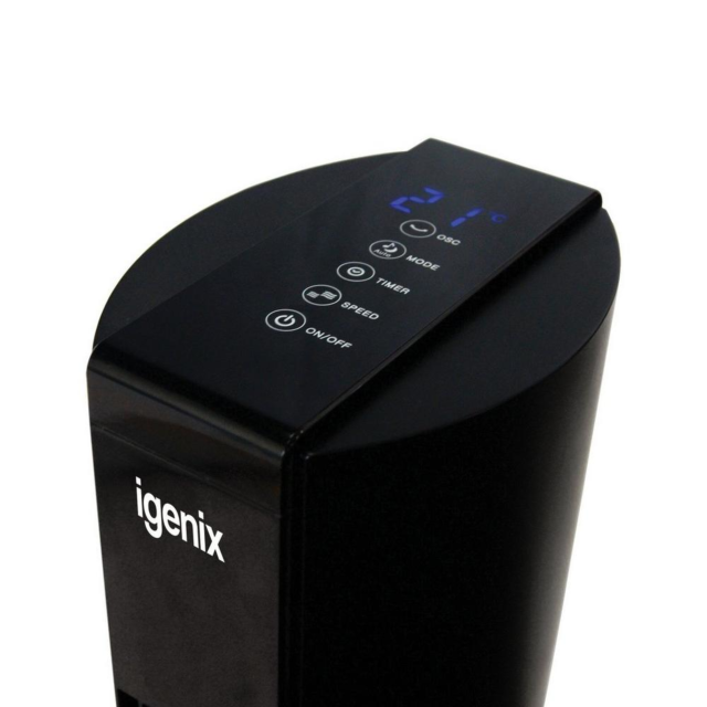 Igenix DF0039BL Cooling Tower Fan With Dc Motor - Black