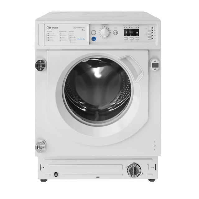 Indesit BI WMIL 81485 U BIWMIL81485UK 8kg 1400 Spin Built In Washing Machine