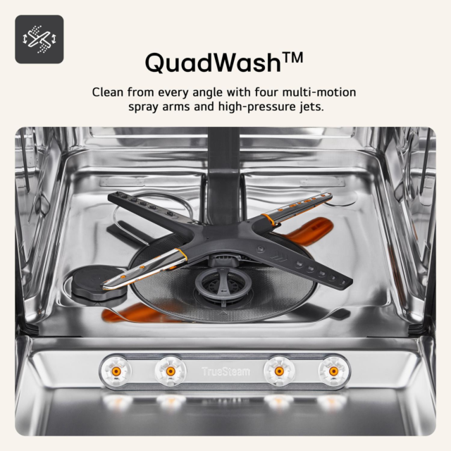 LG TrueSteam QuadWash DF587HMS Dishwasher