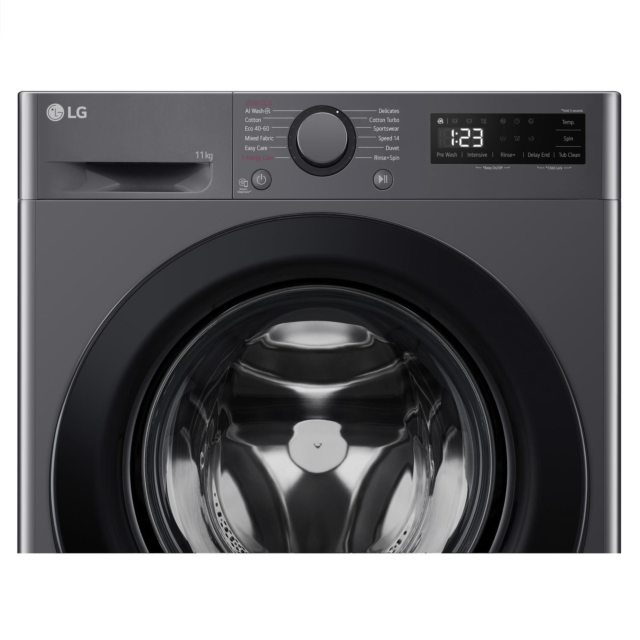 LG F4Y511GBLN1 11kg Washing Machine - Slate Grey
