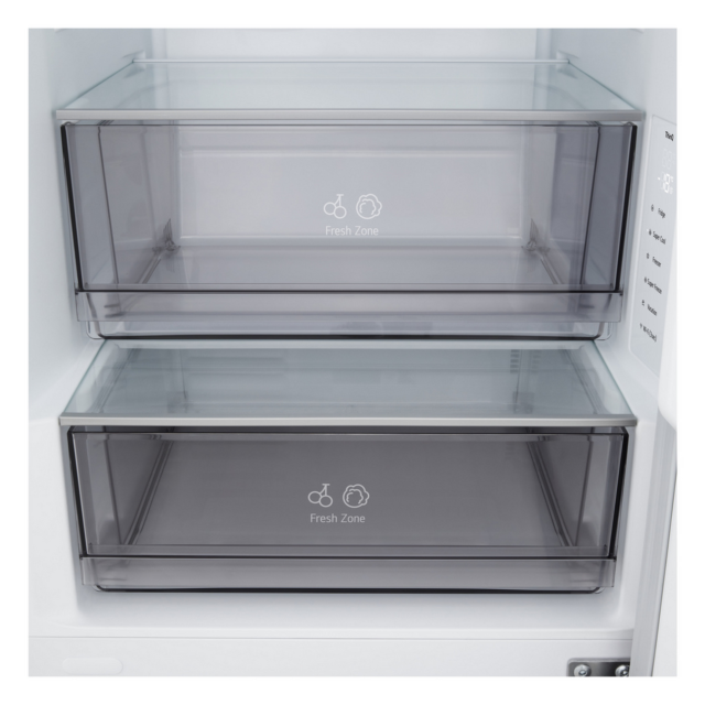 LG GBBSJ10EEP 60/40 No Frost Fridge Freezer Black