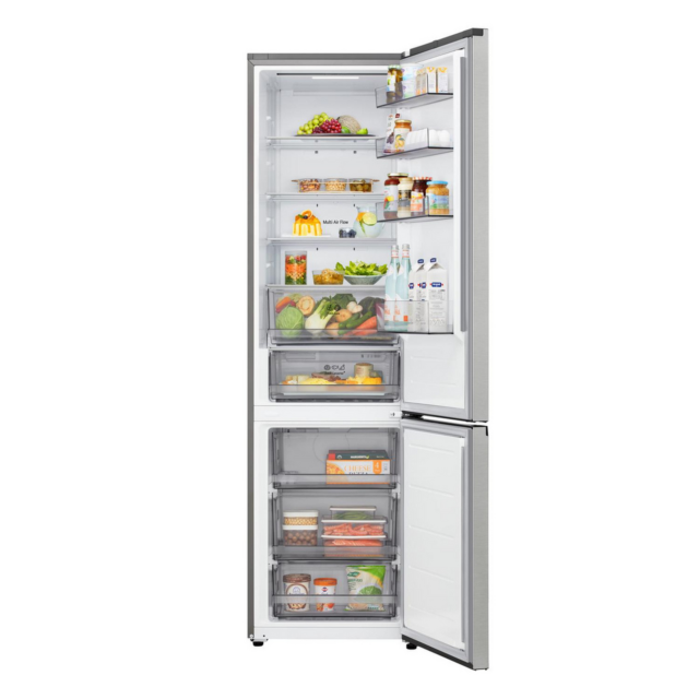 LG GBBSJ2CCPY 375L Fridge Freezer Silver Fit & Max