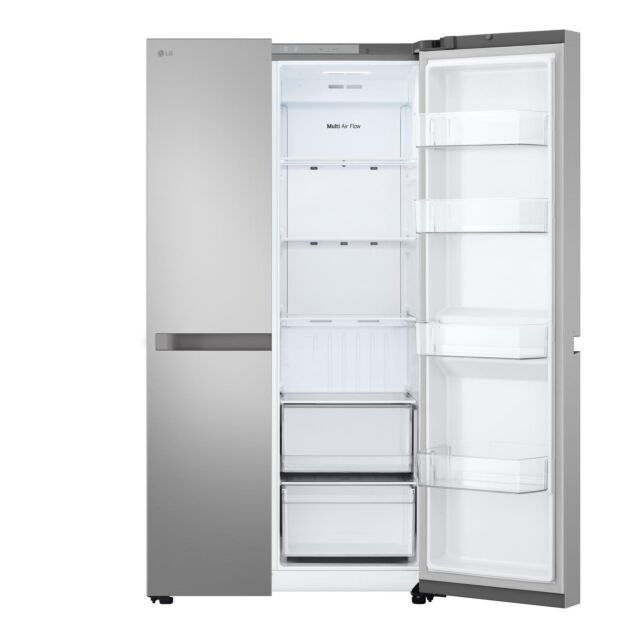 LG GSBC40PYPE 91.3cm 60/40 Frost Free American Fridge Freezer - Prime Silver