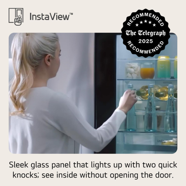 LG InstaView GSGV81PYLL American Fridge Freezer ? Prime Silver