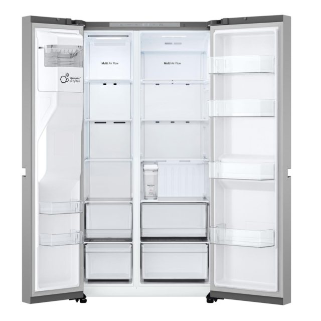 LG Frost Free American Fridge Freezer - Prime Silver