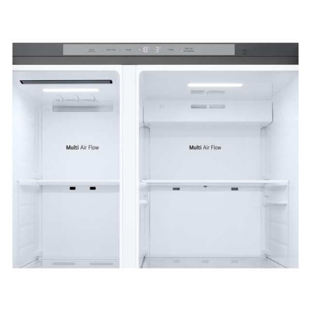 LG Frost Free American Fridge Freezer - Prime Silver